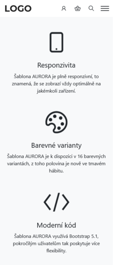 AURORA světlá/černá