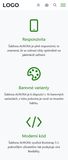 AURORA světlá/zelená