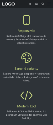AURORA tmavá/limetková