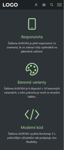 AURORA tmavá/zelená
