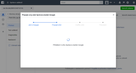 Propojování facebook pixelu s google tag managerem