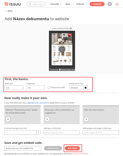 Úprava zobrazení katalogu na webu