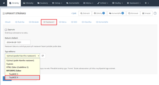 Nastavení editoru TinyMCE 6.png