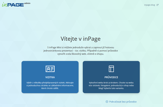 Rozcestník inPage MINI