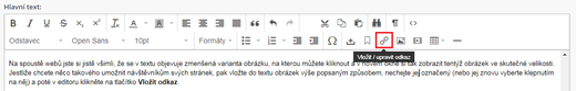 Vložení odkazu obrázku pro náhled