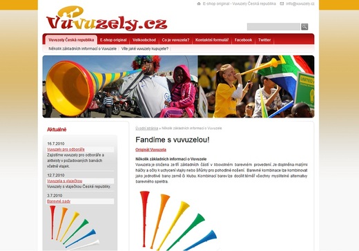 vuvuzely.cz - web