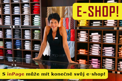 S inPage může mít i ona svůj e-shop!