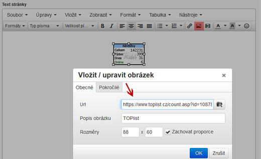 zmena url 