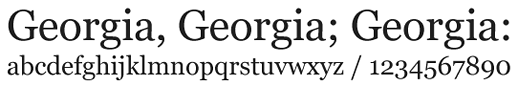 free georgia font